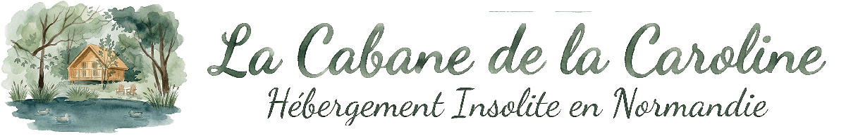 Logo de la Cabane de la Caroline dans le pays de Caux en Normandie