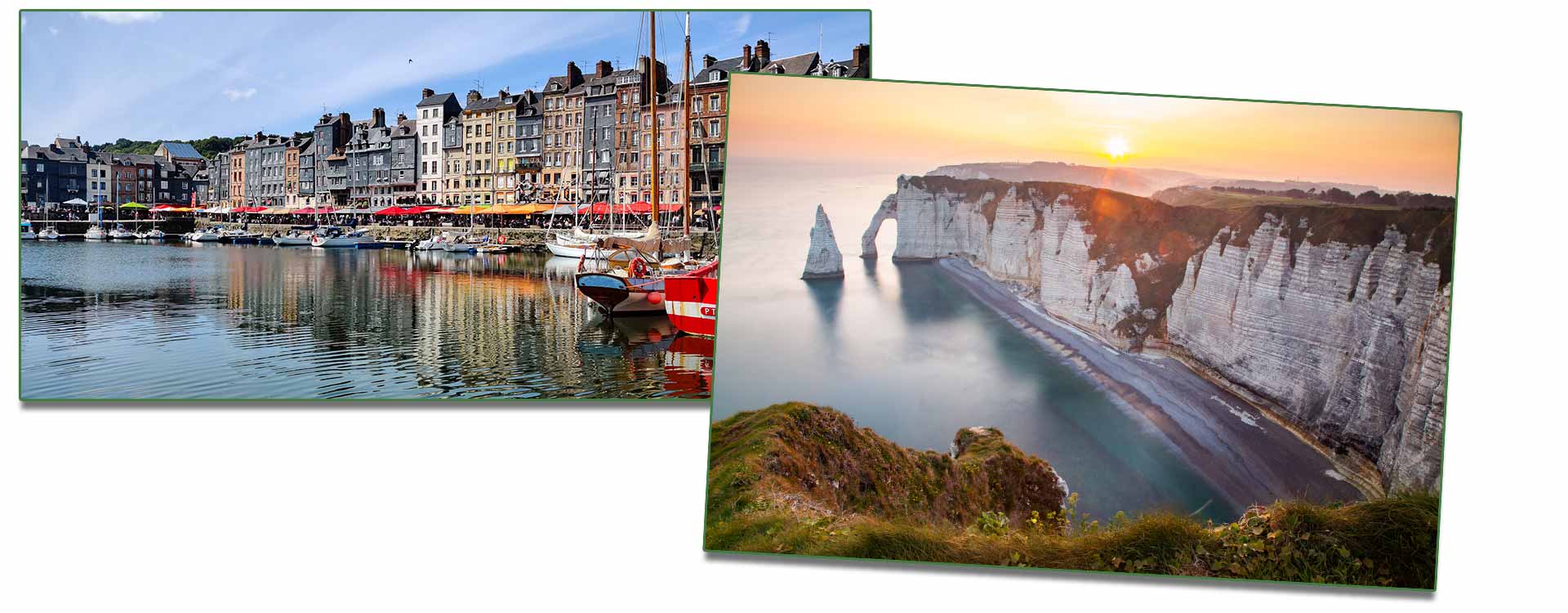 Explorez les magnifiques paysages de la côte Normande, de Honfleur à Etretat